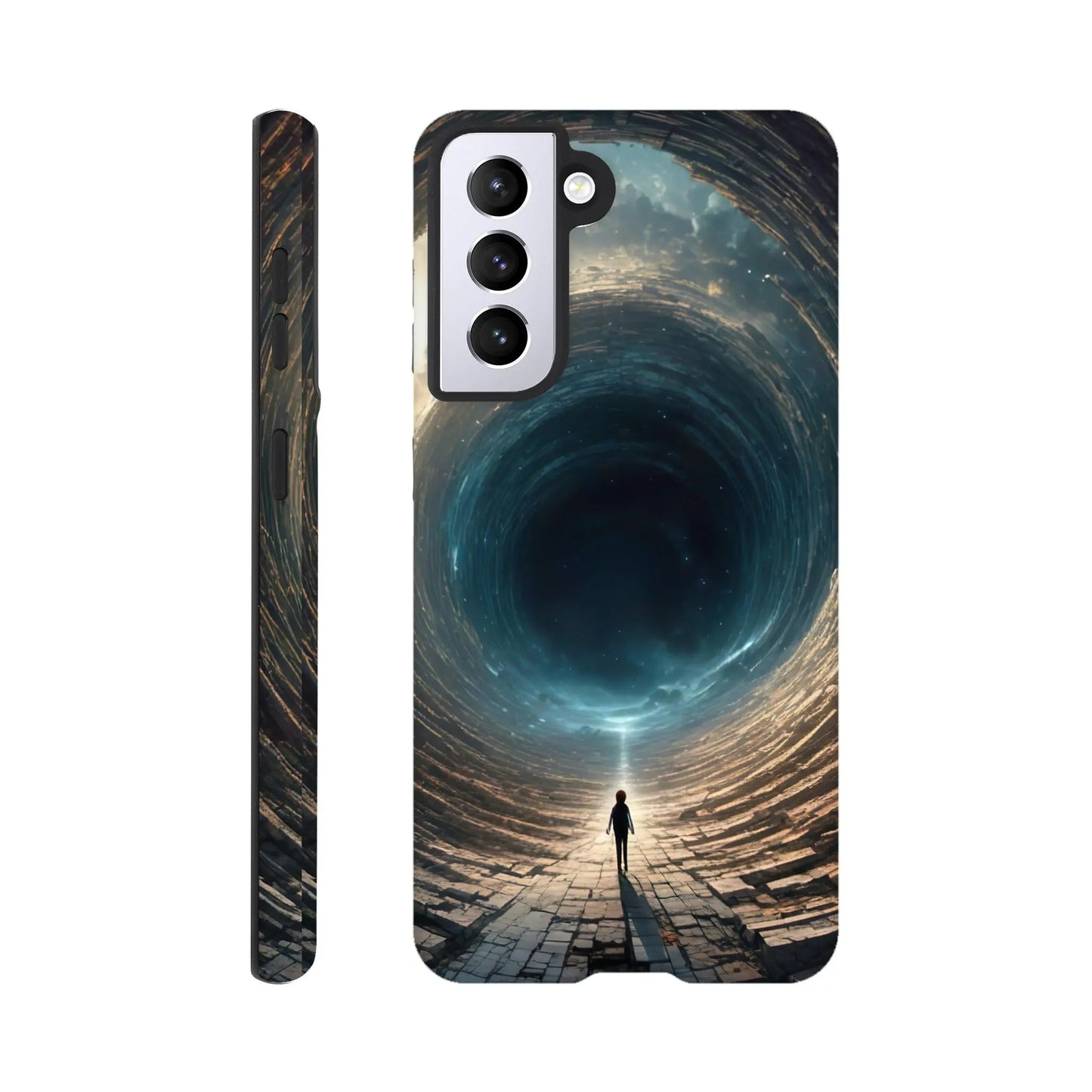 Smartphone-Hülle "Hart" - Weitblick - Digitaler Stil, KI-Kunst RolConArt, Sci-Fi, Galaxy-S21