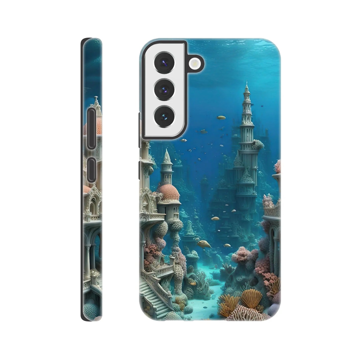 Smartphone-Hülle "Hart" - Unterwasserwelt - Digitaler Stil, KI-Kunst RolConArt, Unterwasserlandschaften, Galaxy-S22
