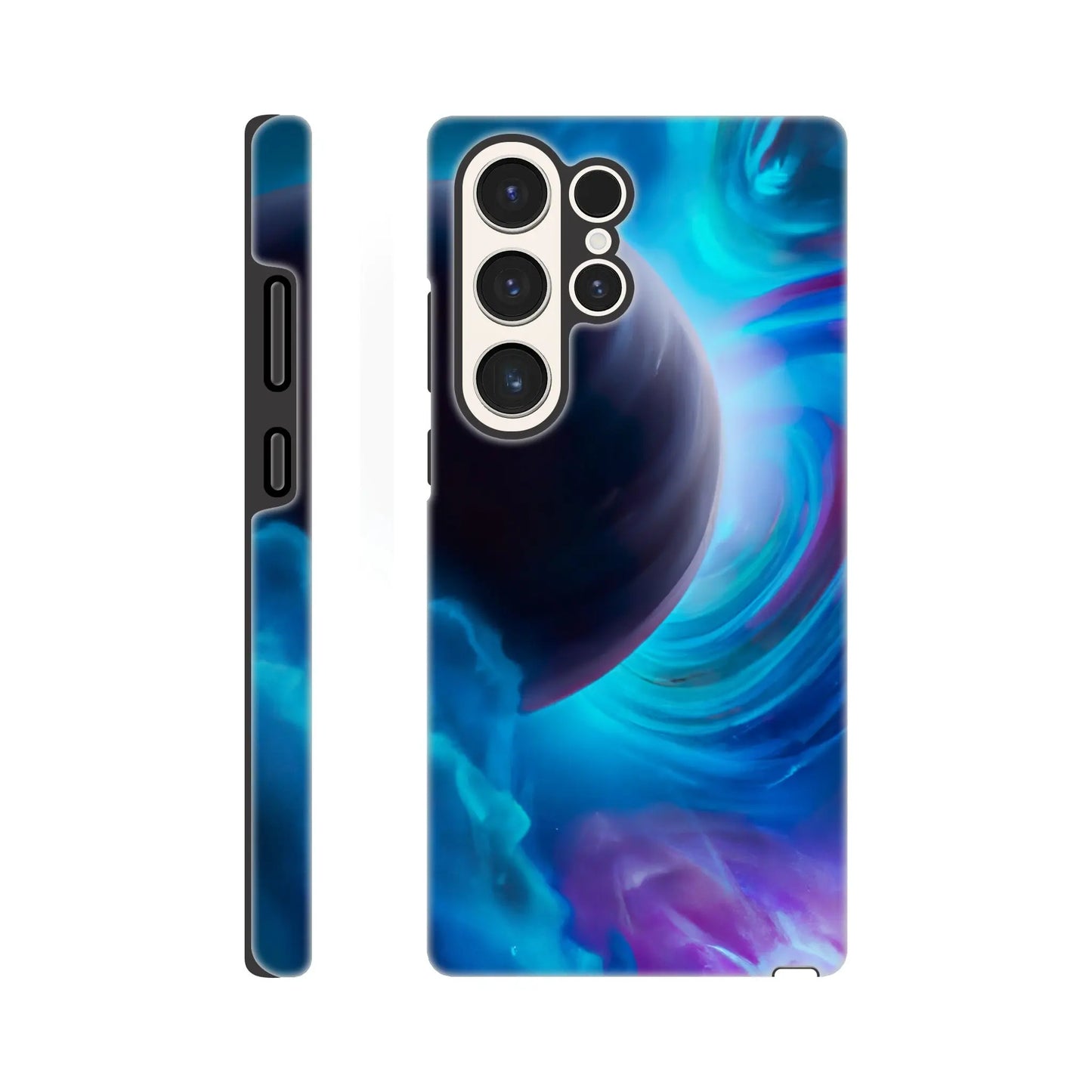 Smartphone-Hülle "Hart" - Weltraum - Malerischer Stil, KI-Kunst RolConArt, Sci-Fi, Galaxy-S23-Ultra