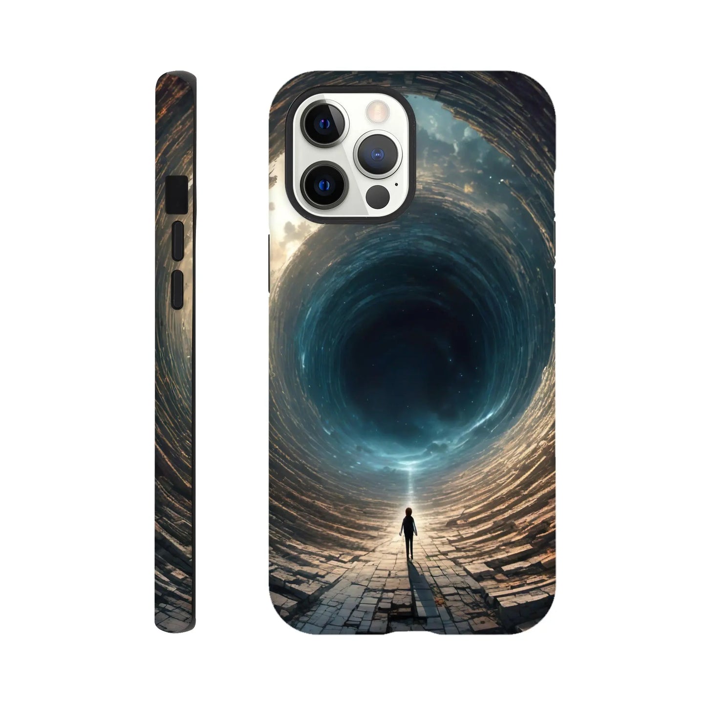 Smartphone-Hülle "Hart" - Weitblick - Digitaler Stil, KI-Kunst RolConArt, Sci-Fi, iPhone-12-Pro-Max