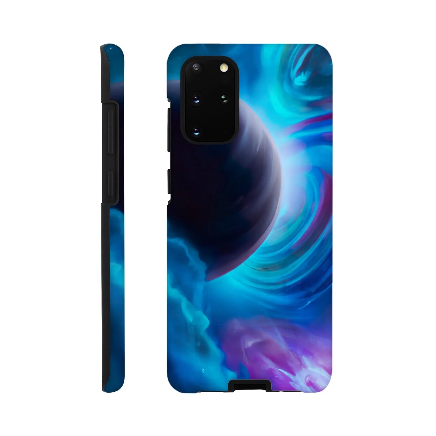 Smartphone-Hülle "Hart" - Weltraum - Malerischer Stil, KI-Kunst RolConArt, Sci-Fi, Galaxy-S20-Plus