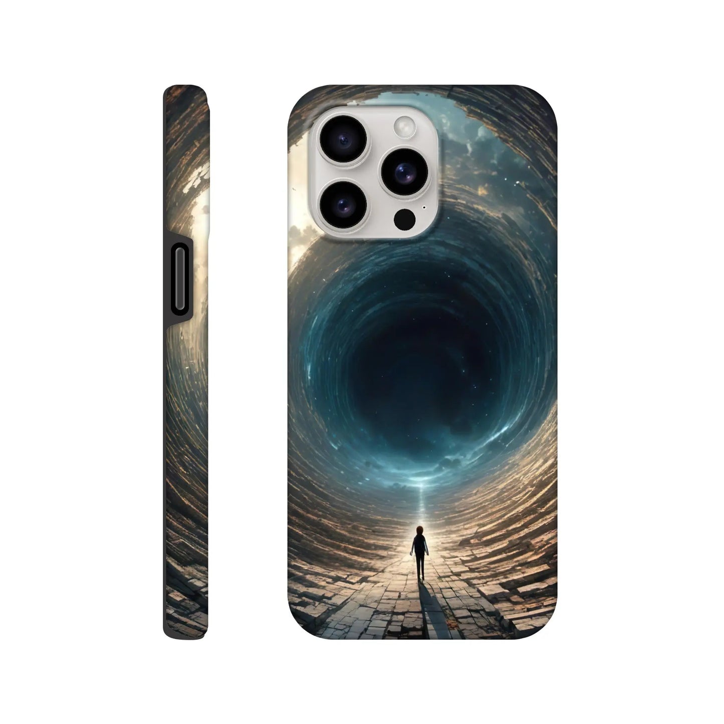 Smartphone-Hülle "Hart" - Weitblick - Digitaler Stil, KI-Kunst RolConArt, Sci-Fi, iPhone-15-Pro-Max
