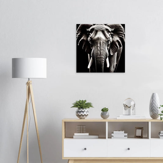Moderner Forex-Druck - Elefant - Foto Stil, KI-Kunst RolConArt