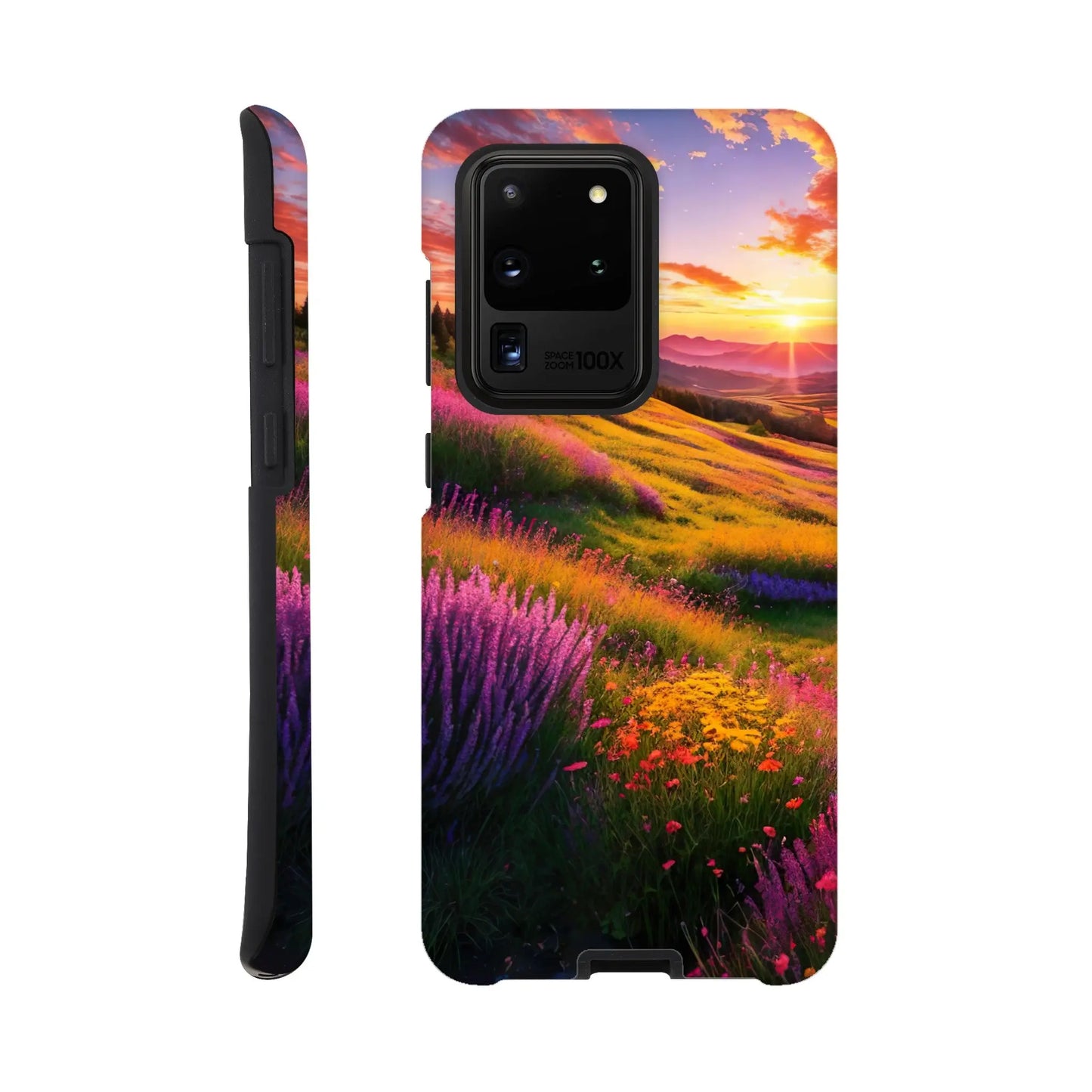 Smartphone-Hülle "Hart" - Berglandschaft - Foto Stil, KI-Kunst RolConArt, Landschaften, Galaxy-S20-Ultra