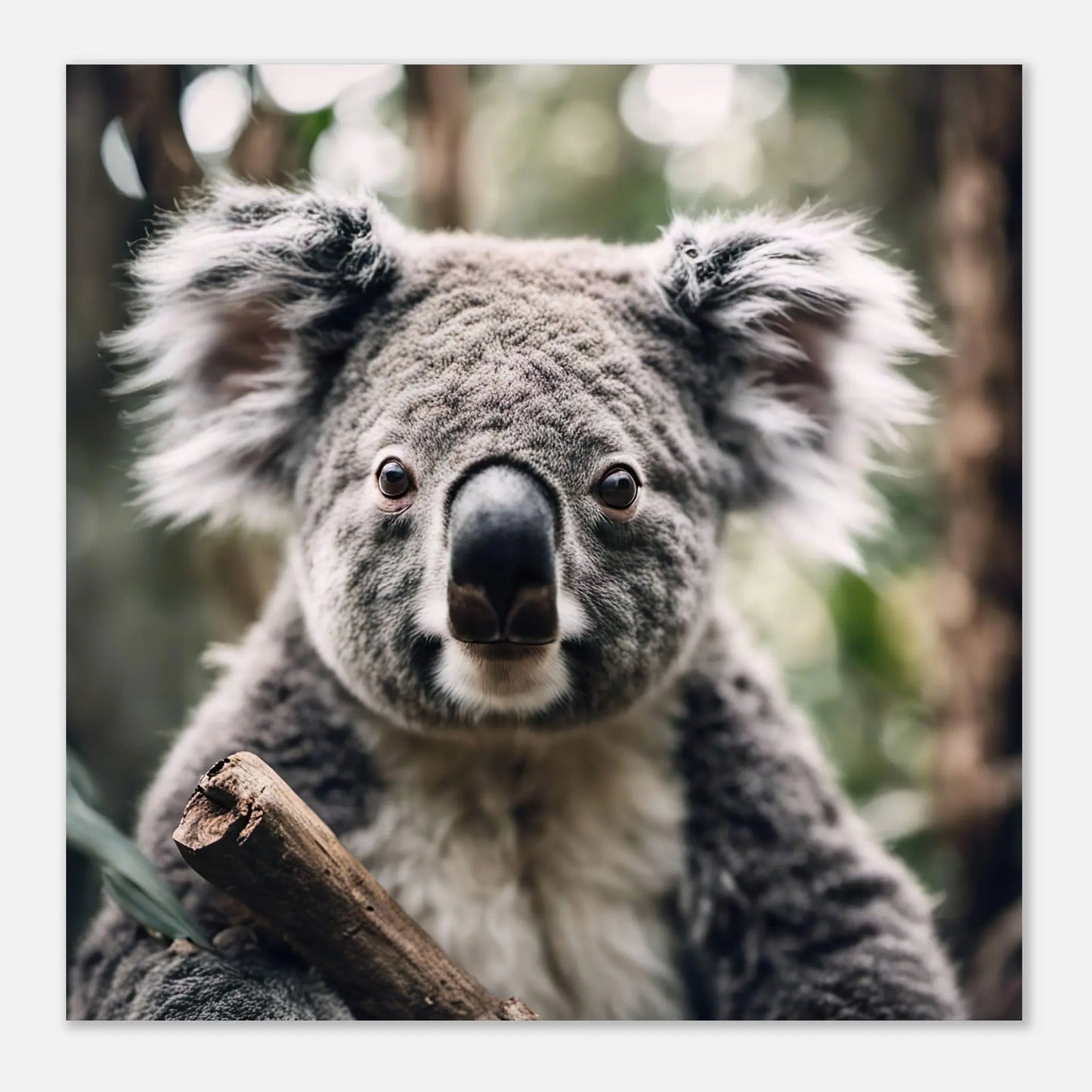 Moderner Forex-Druck - Koala - Foto Stil, KI-Kunst RolConArt