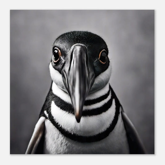 Moderner Forex-Druck - Pinguin - Foto Stil, KI-Kunst RolConArt