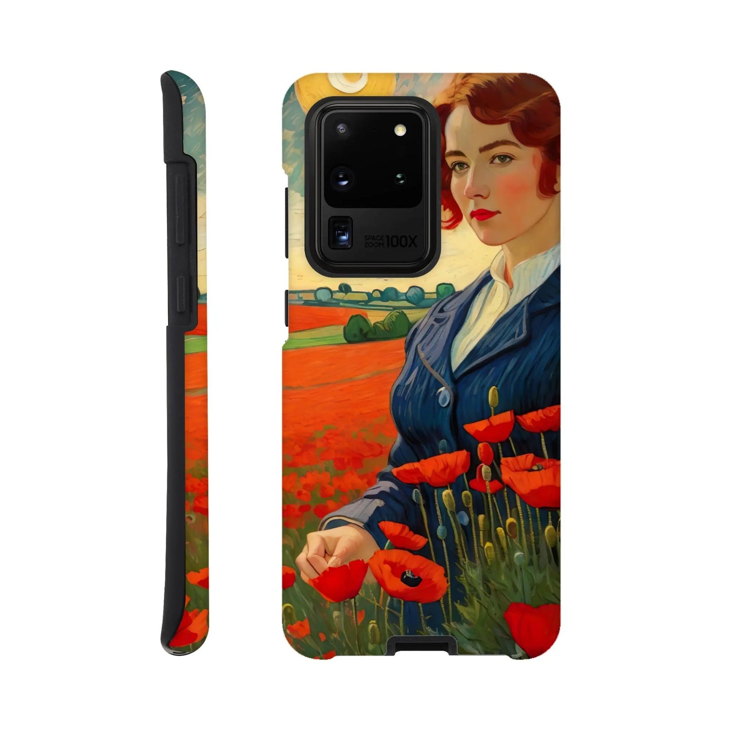 Smartphone-Hülle "Hart" - Blütezeit - Malerischer Stil, KI-Kunst RolConArt, Landschaften, Galaxy-S20-Ultra