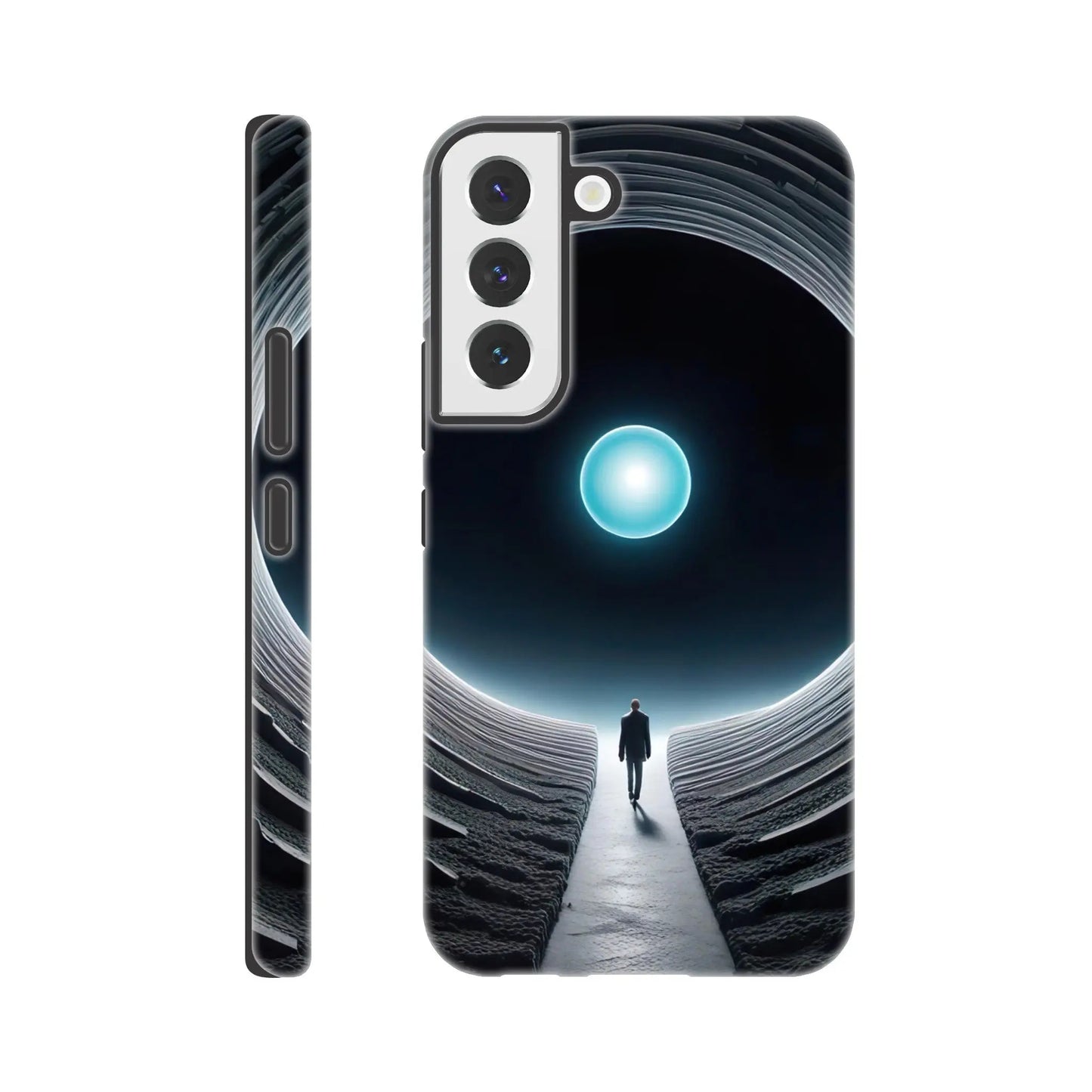 Smartphone-Hülle "Hart" - Weitblick - Digitaler Stil, KI-Kunst RolConArt, Sci-Fi, Galaxy-S22