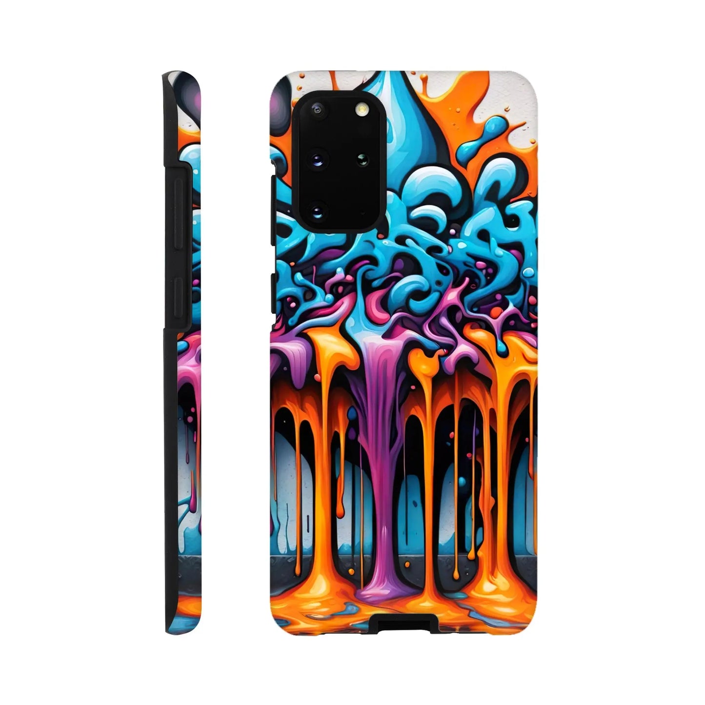 Smartphone-Hülle "Hart" - 3D Graffiti - Splash Art Stil, KI-Kunst RolConArt, Splash Art, Galaxy-S20-Plus