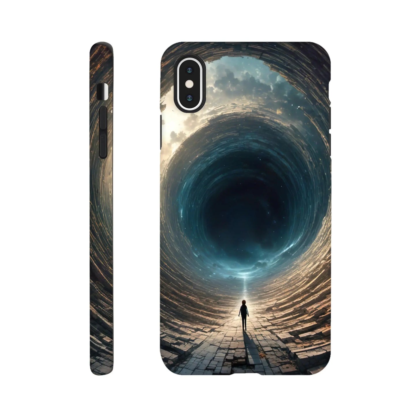 Smartphone-Hülle "Hart" - Weitblick - Digitaler Stil, KI-Kunst RolConArt, Sci-Fi, iPhone-XS-Max