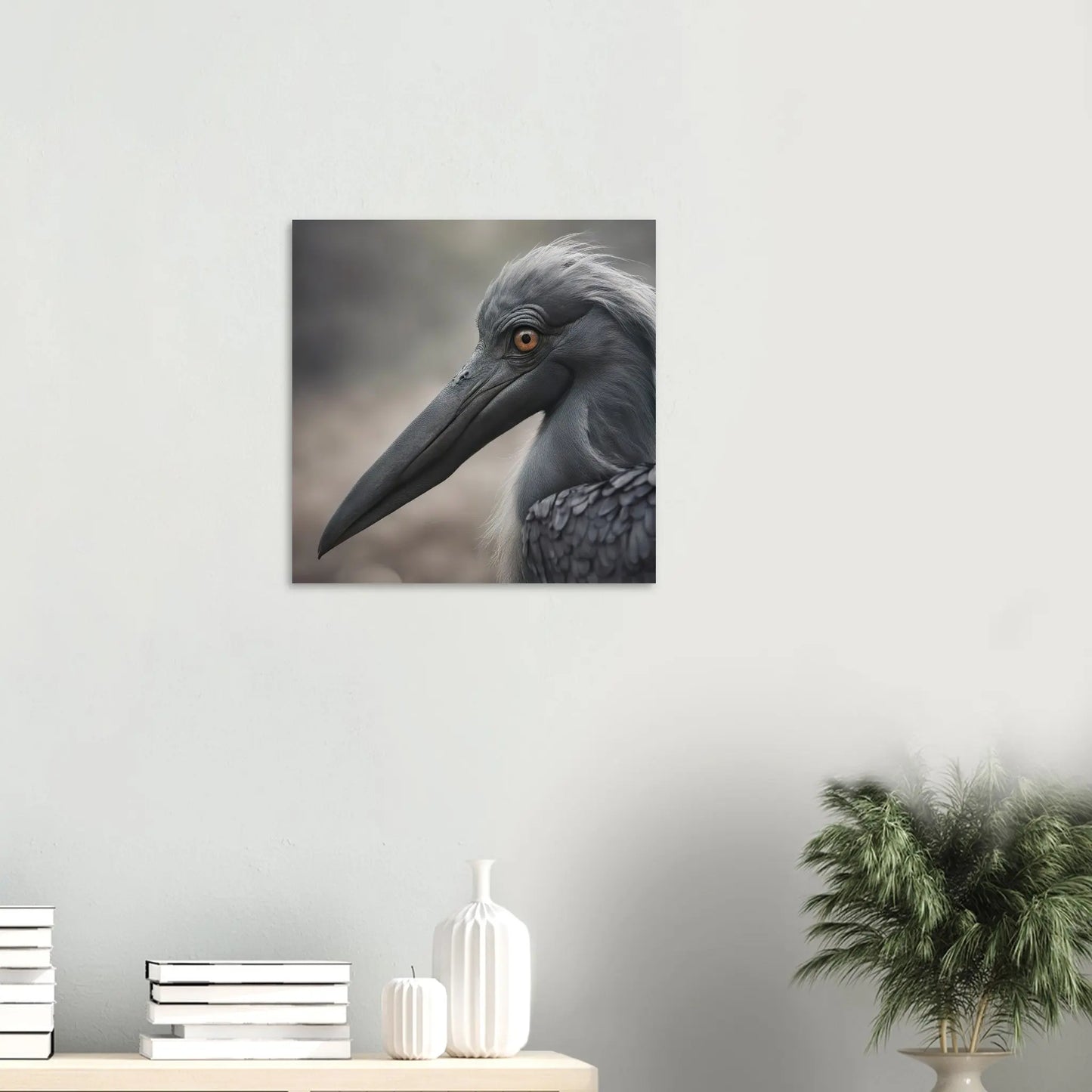 Moderner Forex-Druck - Fantasie Vogel - Foto Stil, KI-Kunst RolConArt