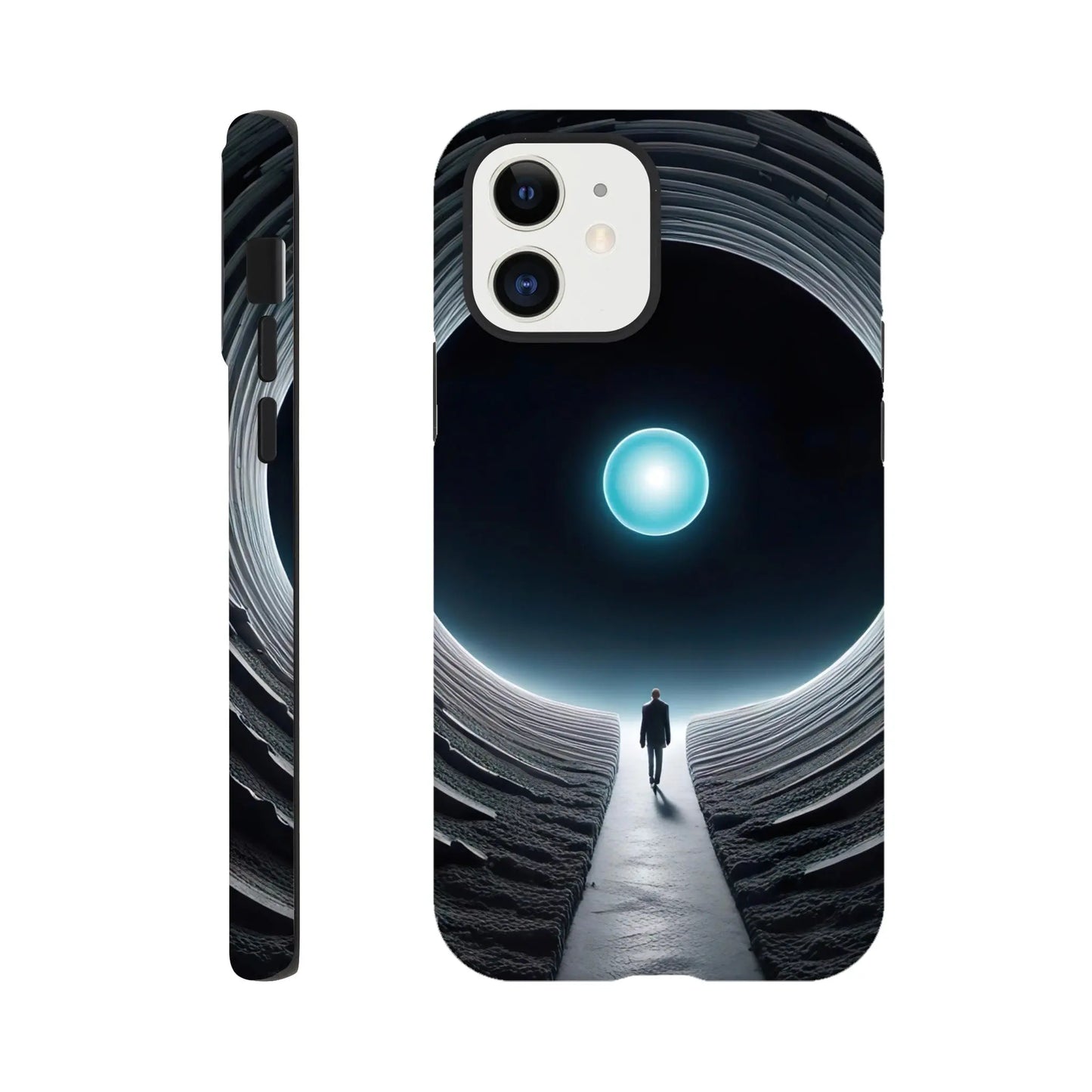 Smartphone-Hülle "Hart" - Weitblick - Digitaler Stil, KI-Kunst RolConArt, Sci-Fi, iPhone-12