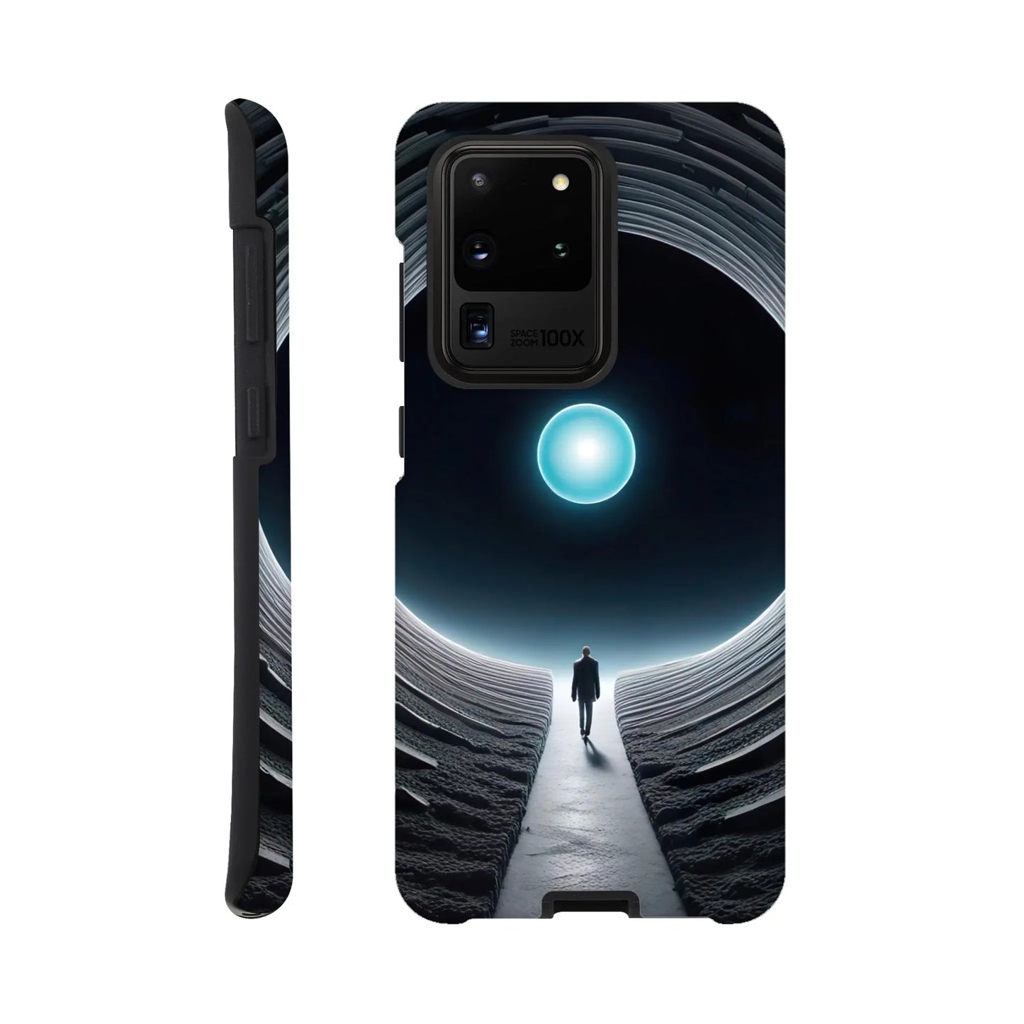 Smartphone-Hülle "Hart" - Weitblick - Digitaler Stil, KI-Kunst RolConArt, Sci-Fi, Galaxy-S20-Ultra