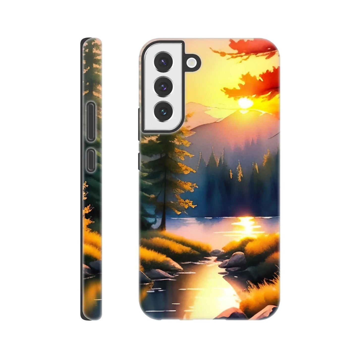 Smartphone-Hülle "Hart" - Landschaft - Malerischer Stil, KI-Kunst RolConArt, Landschaften, Galaxy-S22-Plus