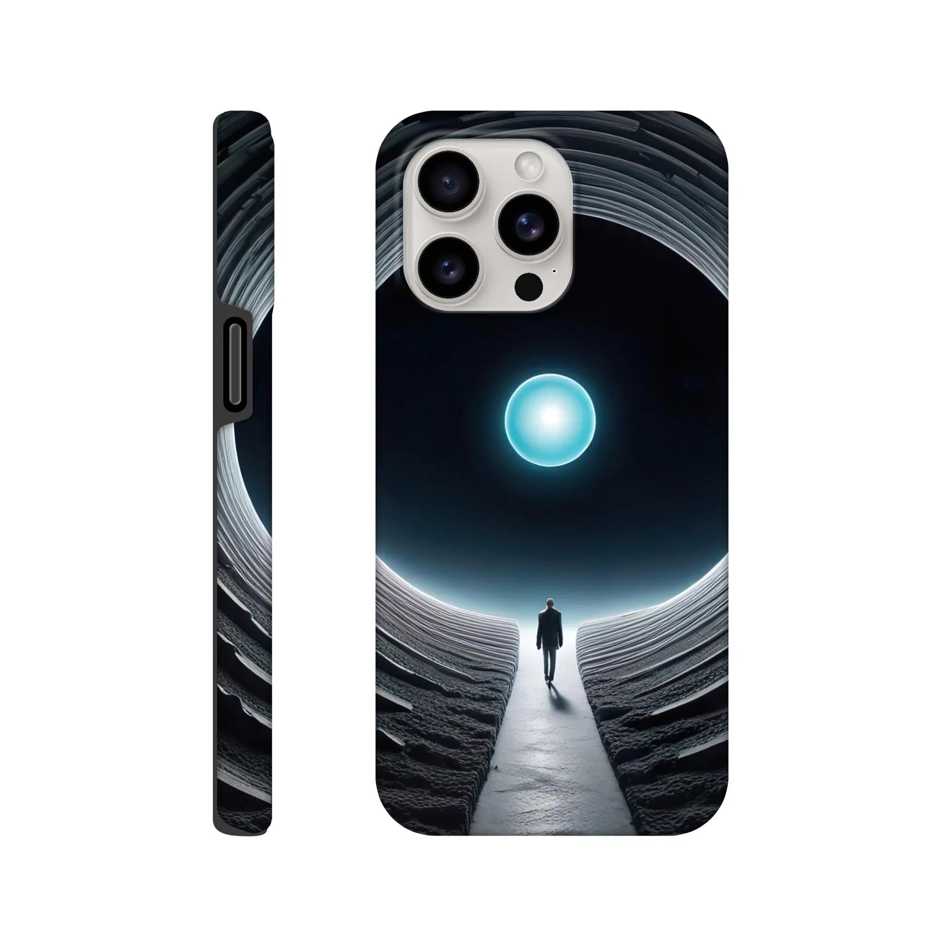 Smartphone-Hülle "Hart" - Weitblick - Digitaler Stil, KI-Kunst RolConArt, Sci-Fi, iPhone-15-Pro-Max