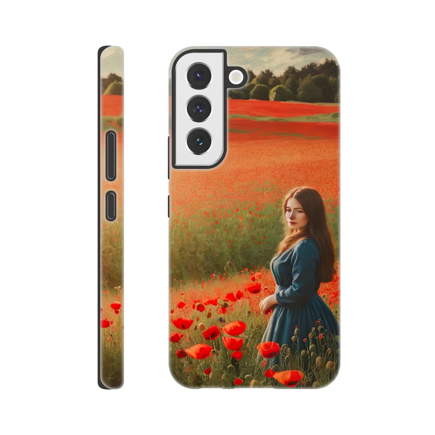 Smartphone-Hülle "Hart" - Blütezeit - Malerischer Stil, KI-Kunst RolConArt, Landschaften, Galaxy-S22