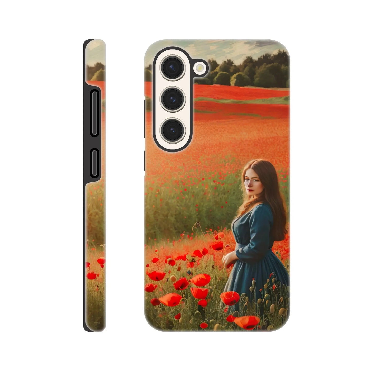 Smartphone-Hülle "Hart" - Blütezeit - Malerischer Stil, KI-Kunst RolConArt, Landschaften, Galaxy-S23