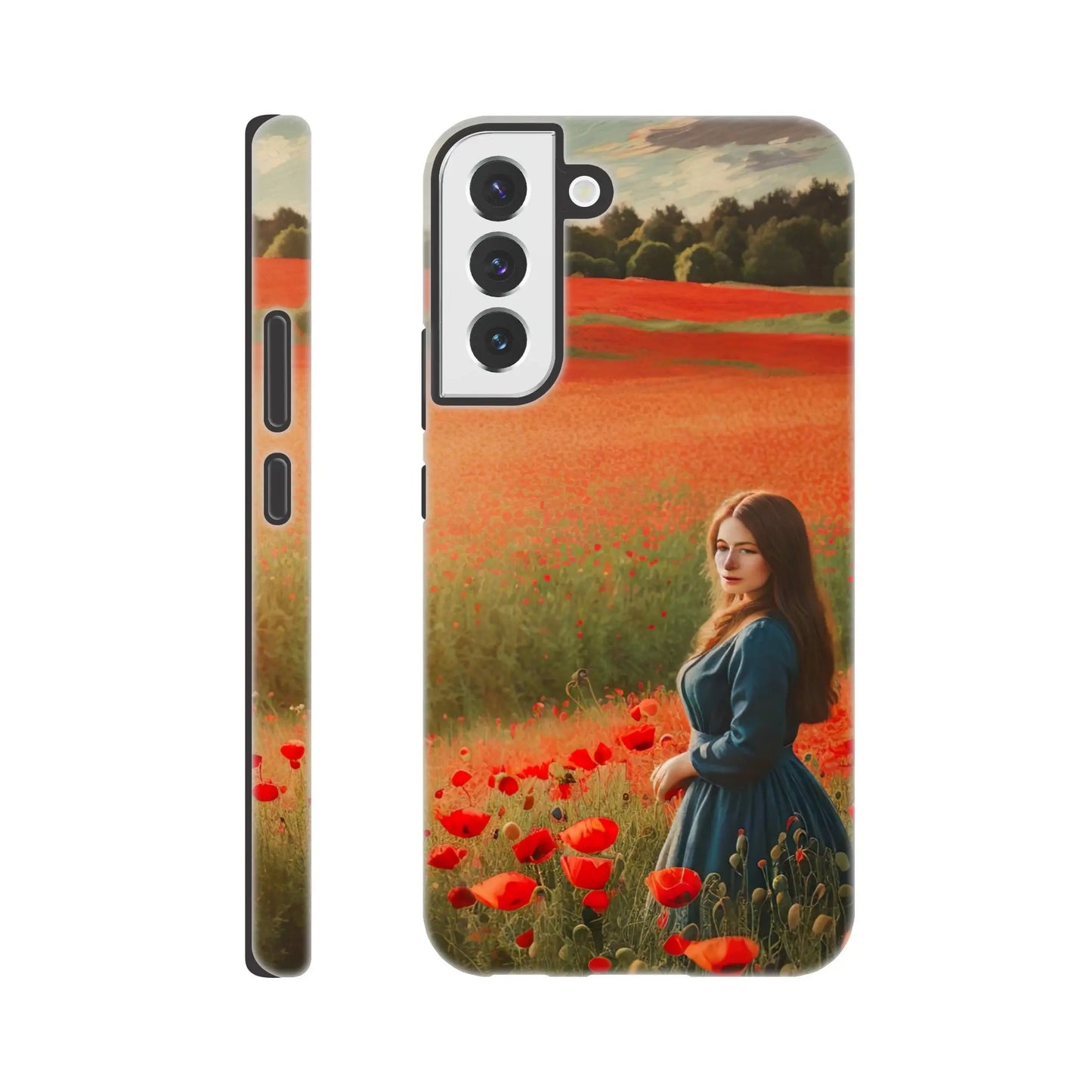 Smartphone-Hülle "Hart" - Blütezeit - Malerischer Stil, KI-Kunst RolConArt, Landschaften, Galaxy-S22-Plus