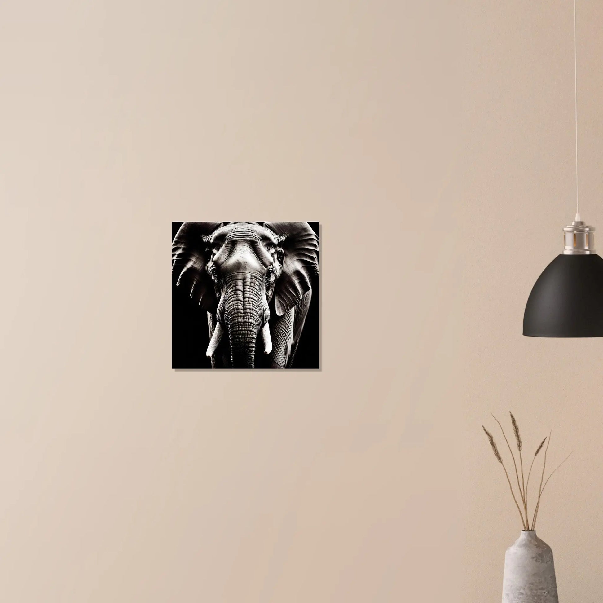 Moderner Forex-Druck - Elefant - Foto Stil, KI-Kunst RolConArt