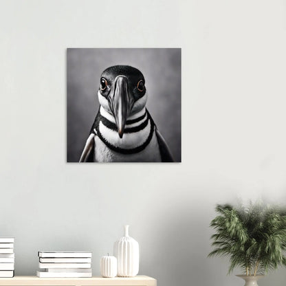 Aluminiumdruck - Pinguin - Foto Stil, KI-Kunst RolConArt