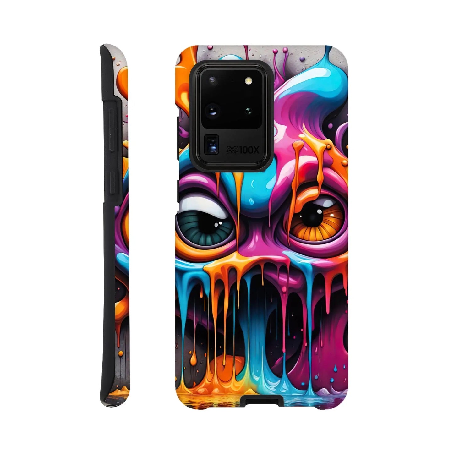 Smartphone-Hülle "Hart" - 3D Graffiti - Splash Art Stil, KI-Kunst RolConArt, Splash Art, Galaxy-S20-Ultra