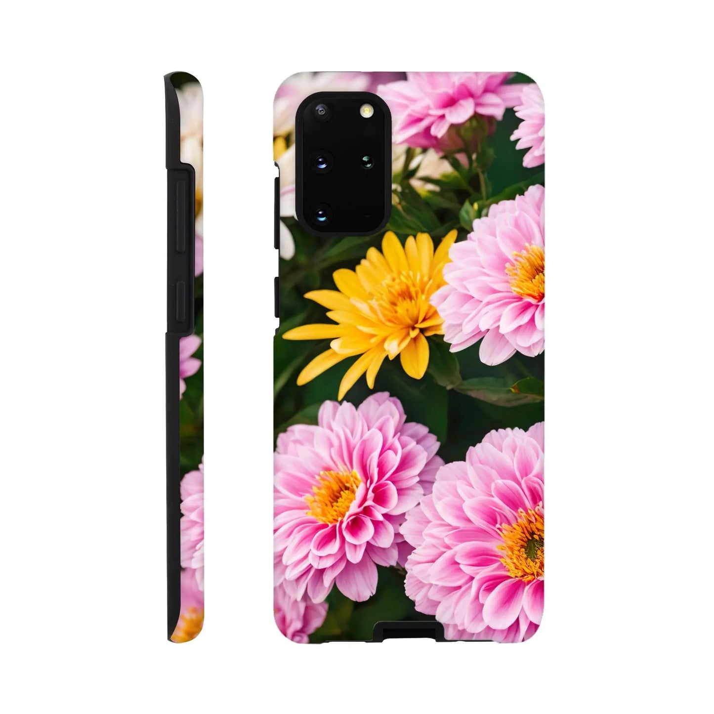 Smartphone-Hülle "Hart" - Blumen Vielfalt - Foto Stil, KI-Kunst, Pflanzen, Galaxy-S20-Plus - RolConArt