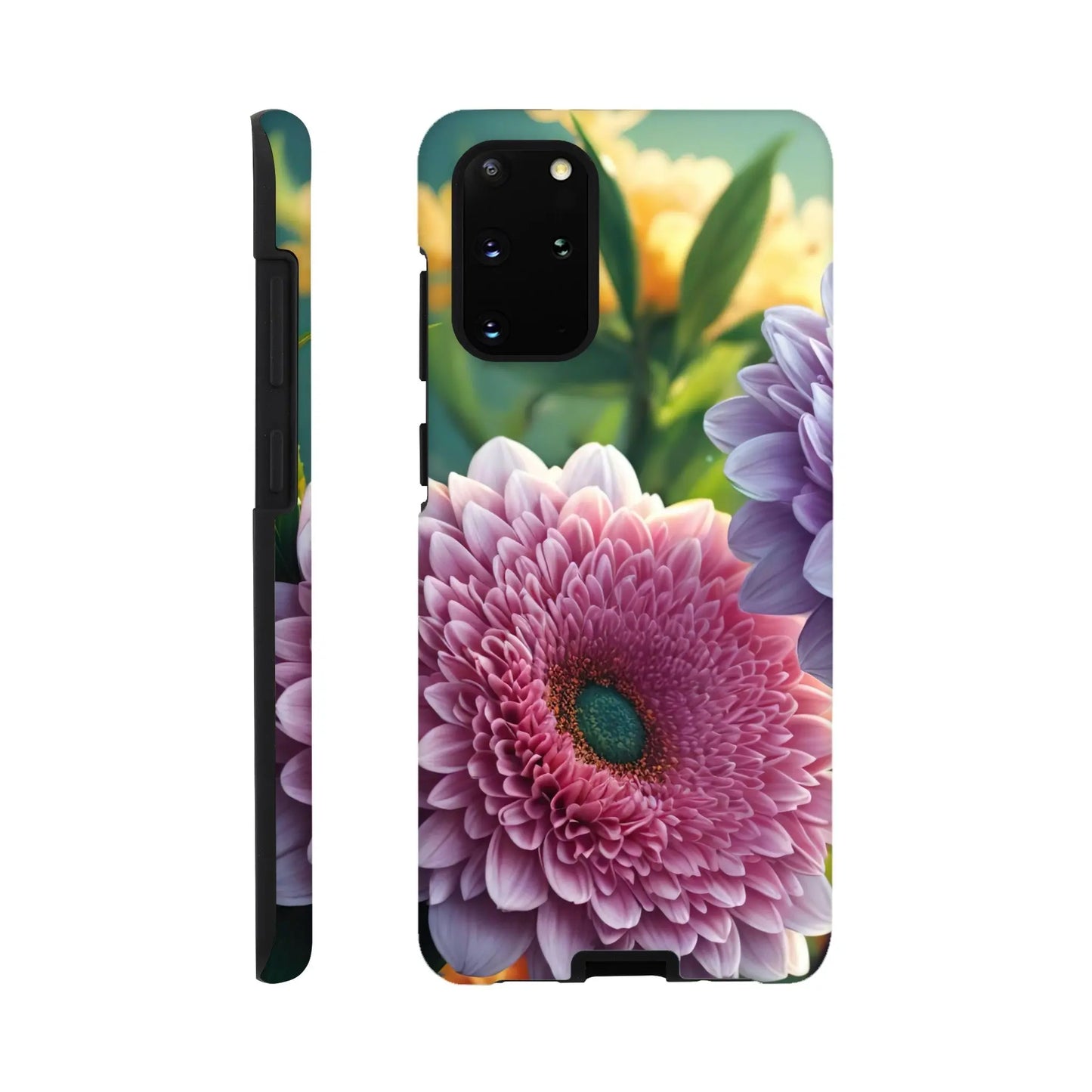 Smartphone-Hülle "Hart" - Blumen Vielfalt - Foto Stil, KI-Kunst, Pflanzen, Galaxy-S20-Plus - RolConArt