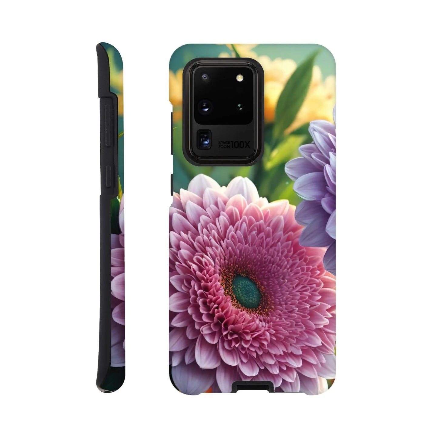 Smartphone-Hülle "Hart" - Blumen Vielfalt - Foto Stil, KI-Kunst, Pflanzen, Galaxy-S20-Ultra - RolConArt