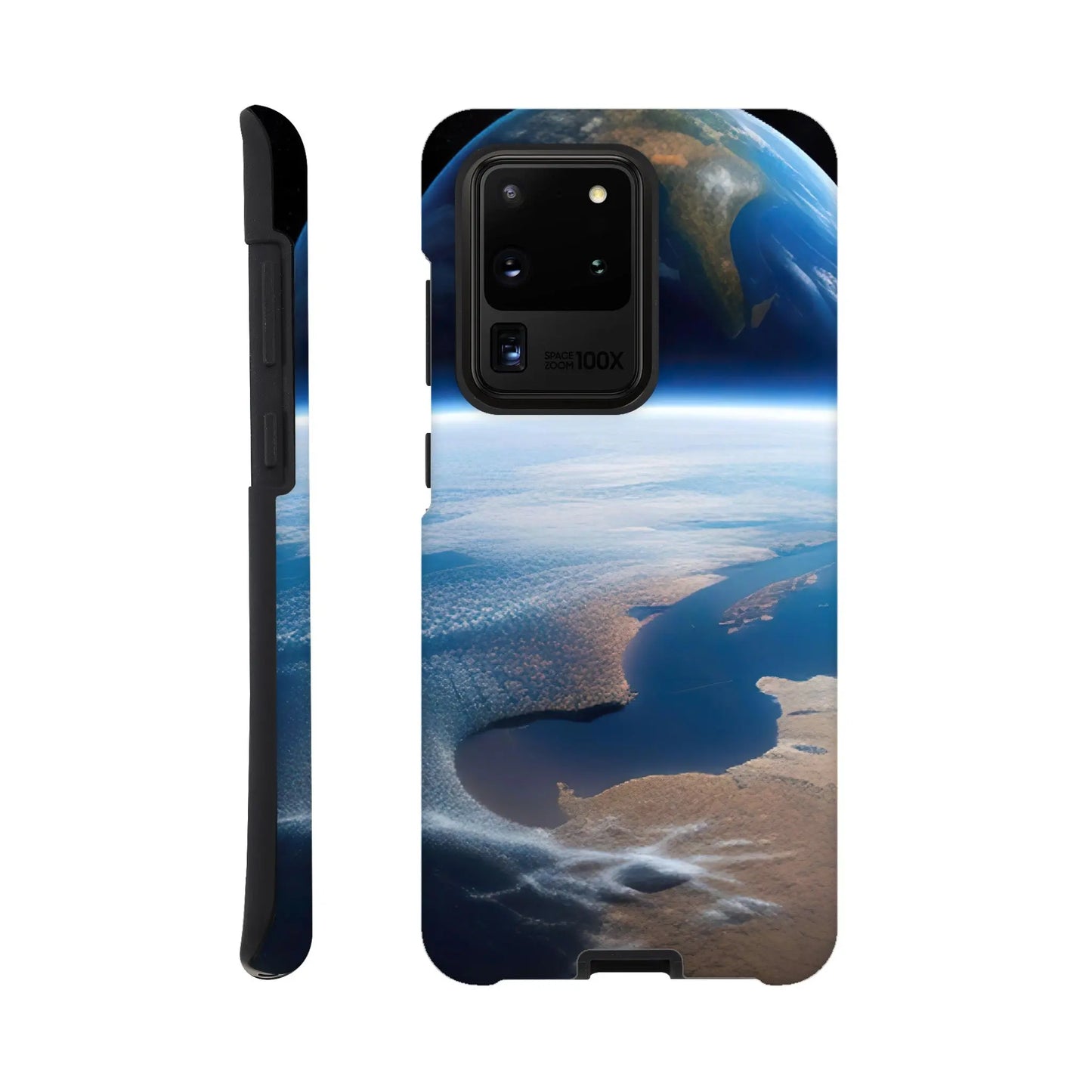 Smartphone-Hülle "Hart" - Jenseits des Horizonts - 3D-Stil, KI-Kunst, Sci-Fi, Galaxy-S20-Ultra - RolConArt