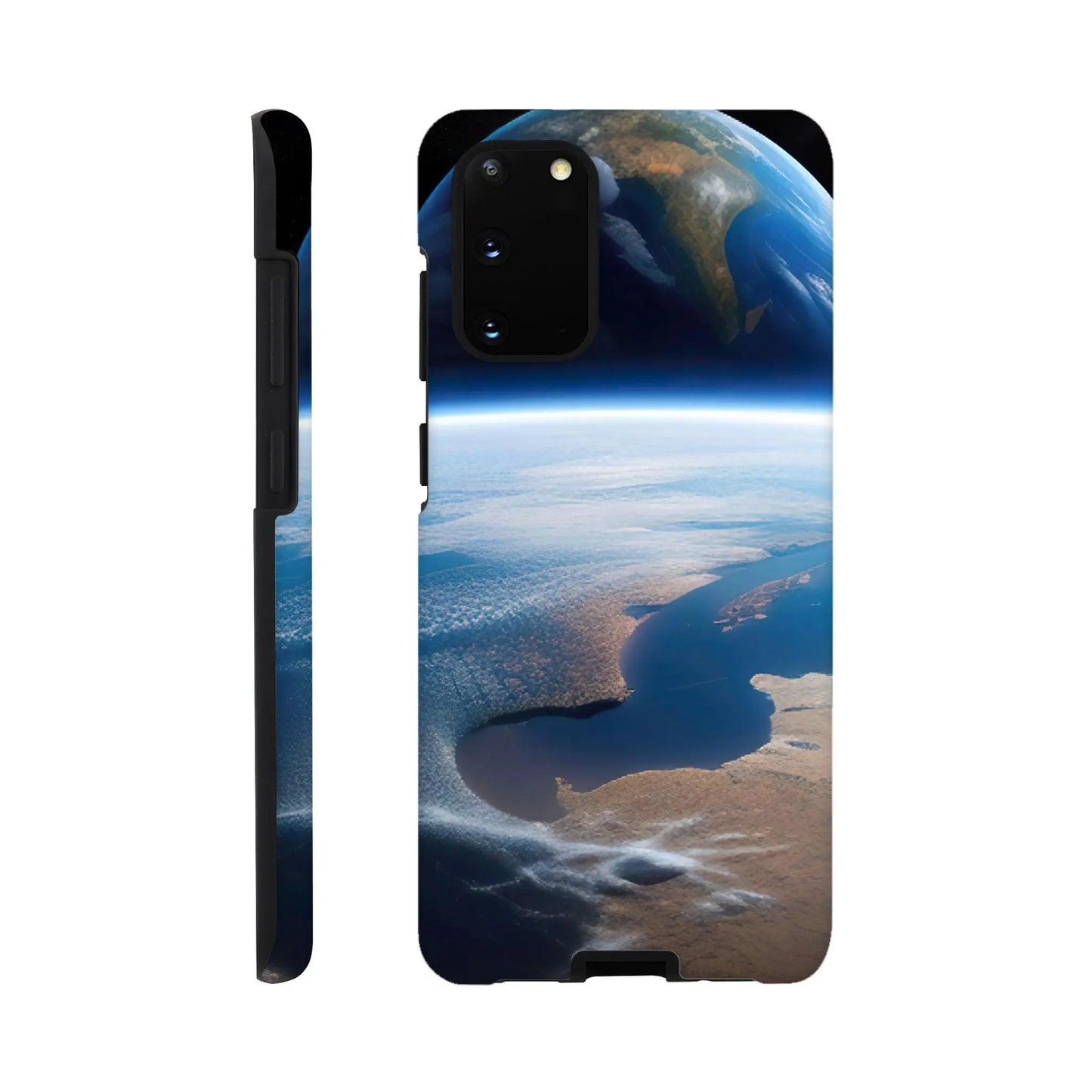 Smartphone-Hülle "Hart" - Jenseits des Horizonts - 3D-Stil, KI-Kunst, Sci-Fi, Galaxy-S20 - RolConArt