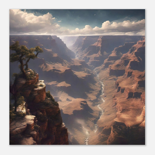 Aluminiumdruck - Grand Canyon - Digitaler Stil, KI-Kunst RolConArt