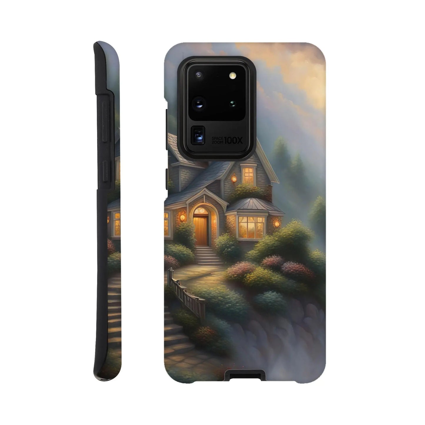 Smartphone-Hülle "Hart" - Traumlandschaft - Digitaler Stil, KI-Kunst RolConArt, Surreale Landschaften, Galaxy-S20-Ultra
