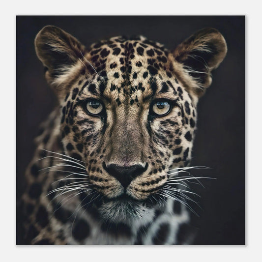 Moderner Forex-Druck - Leopard - Foto Stil, KI-Kunst RolConArt