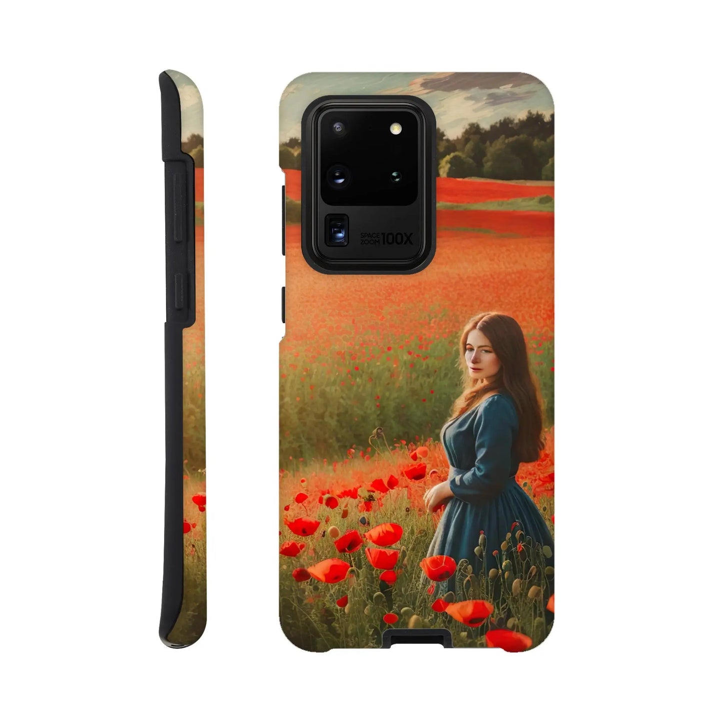 Smartphone-Hülle "Hart" - Blütezeit - Malerischer Stil, KI-Kunst RolConArt, Landschaften, Galaxy-S20-Ultra