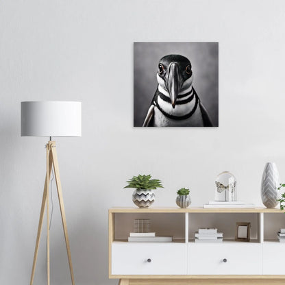 Moderner Forex-Druck - Pinguin - Foto Stil, KI-Kunst RolConArt