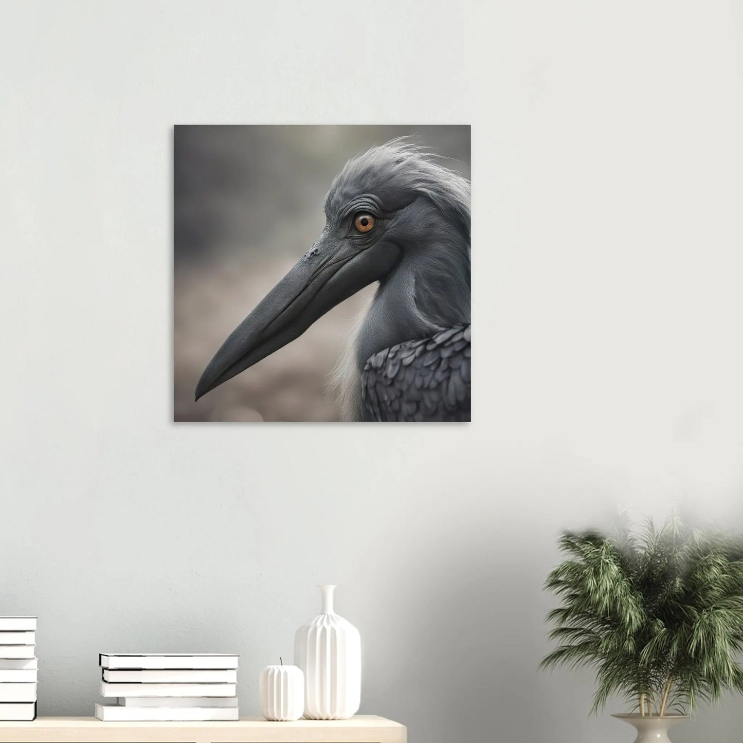 Moderner Forex-Druck - Fantasie Vogel - Foto Stil, KI-Kunst RolConArt