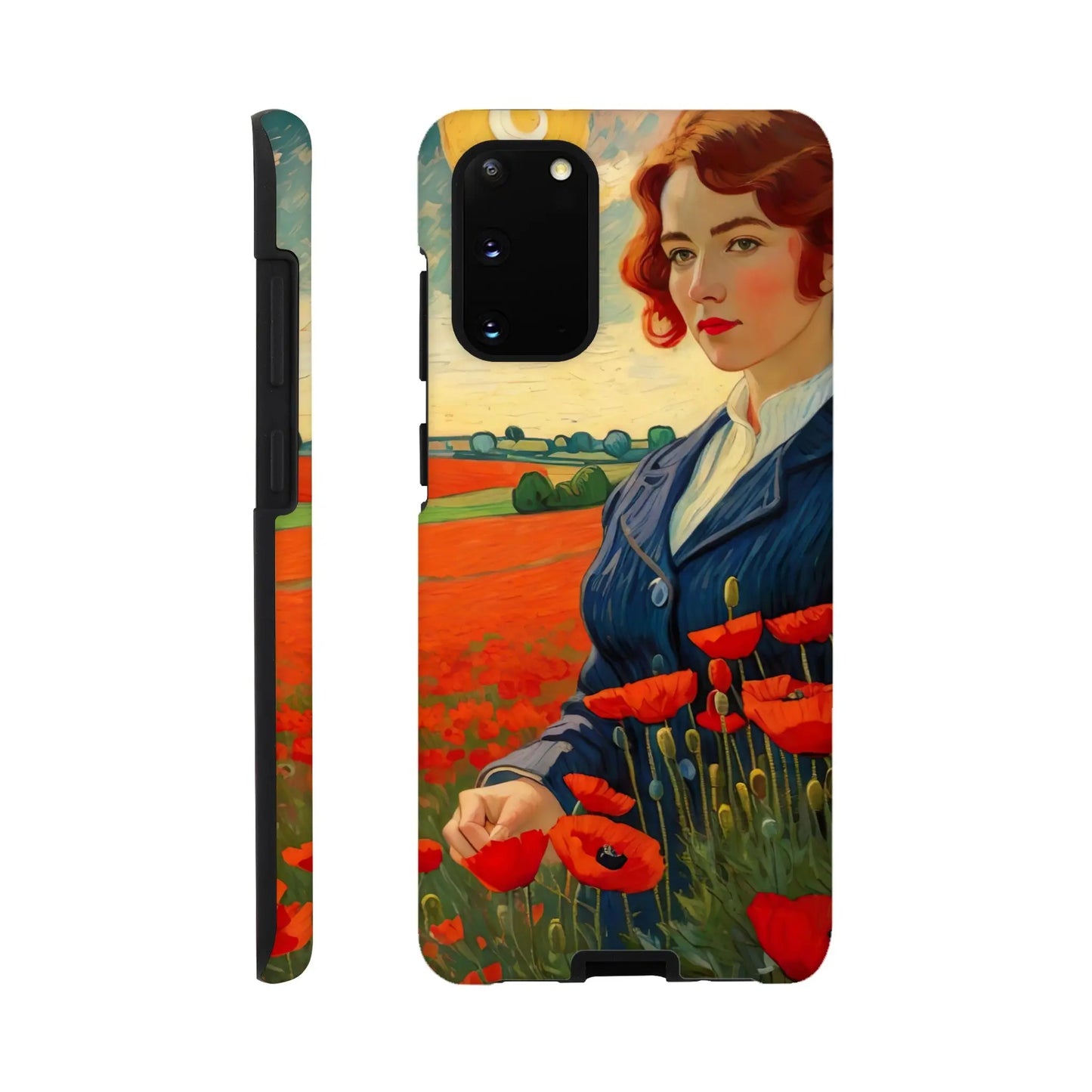 Smartphone-Hülle "Hart" - Blütezeit - Malerischer Stil, KI-Kunst RolConArt, Landschaften, Galaxy-S20