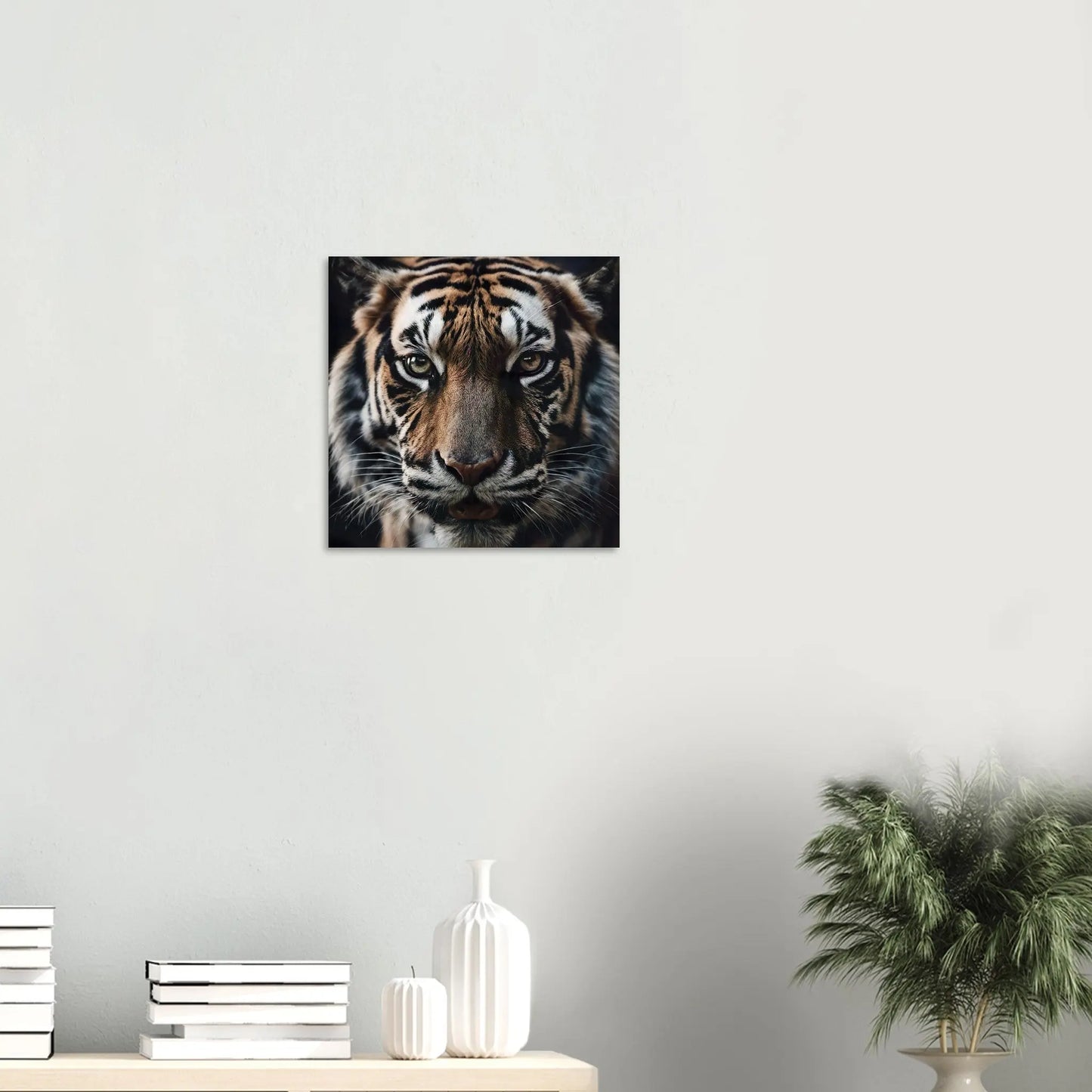 Moderner Forex-Druck - Tiger - Foto Stil, KI-Kunst RolConArt