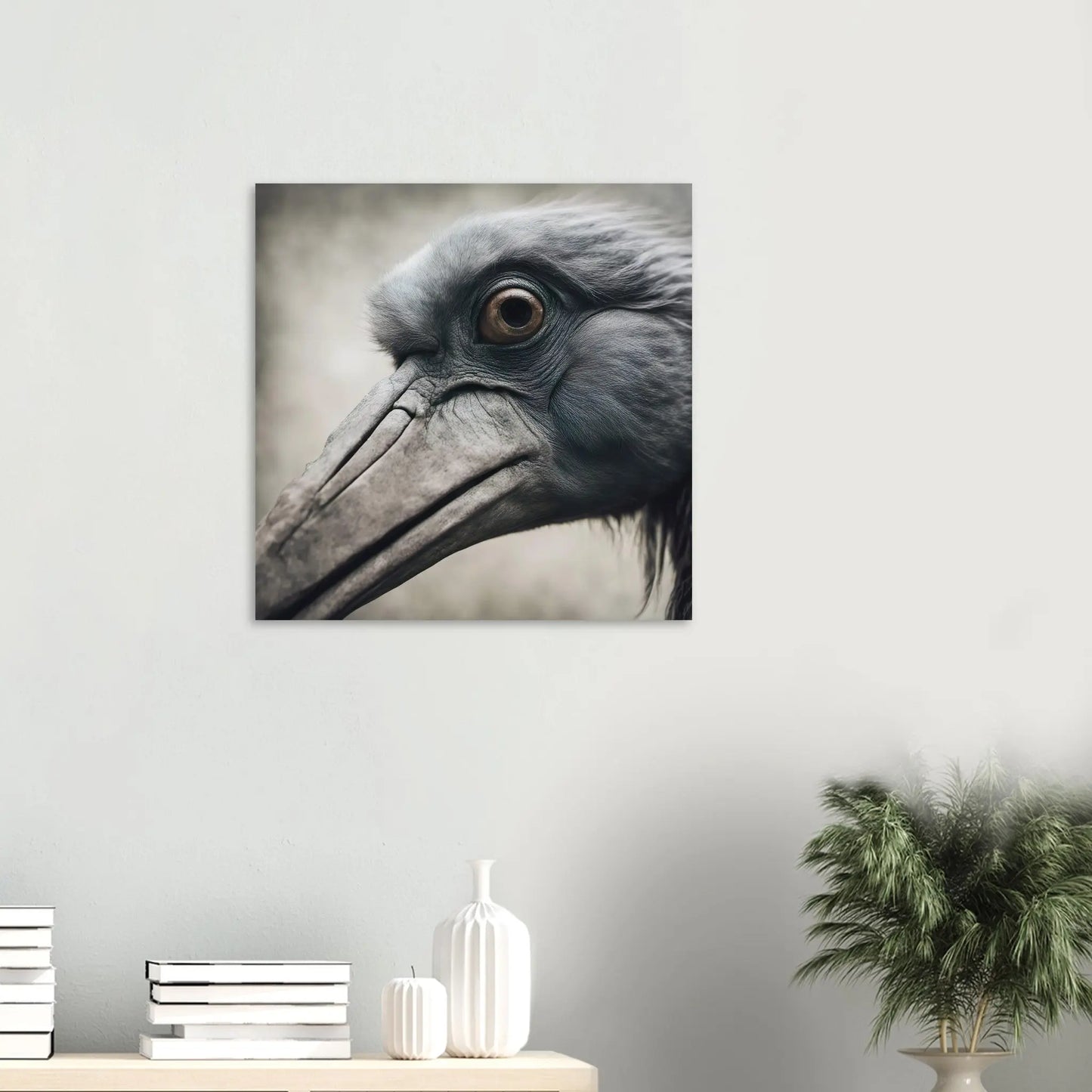 Moderner Forex-Druck - Fantasie Vogel - Foto Stil, KI-Kunst RolConArt