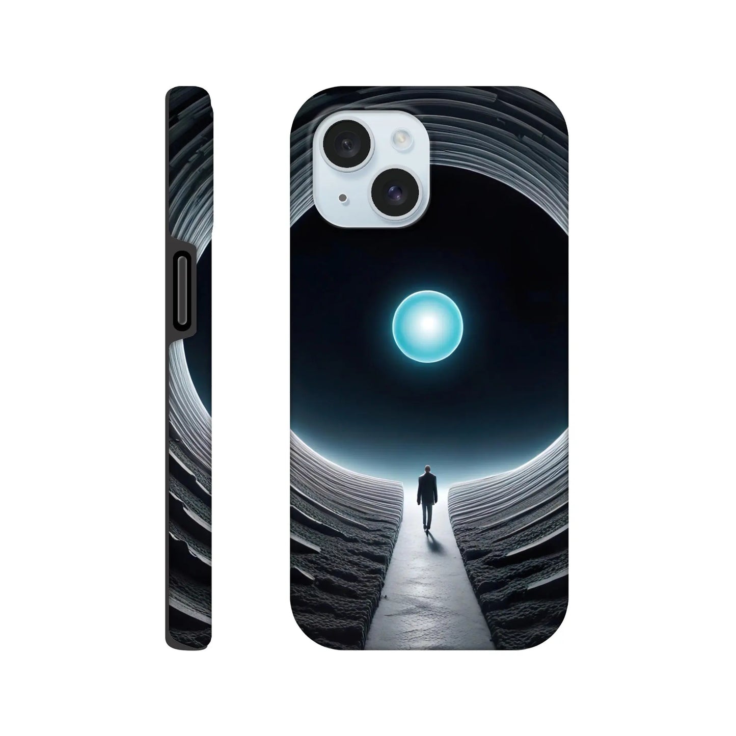 Smartphone-Hülle "Hart" - Weitblick - Digitaler Stil, KI-Kunst RolConArt, Sci-Fi, iPhone-15