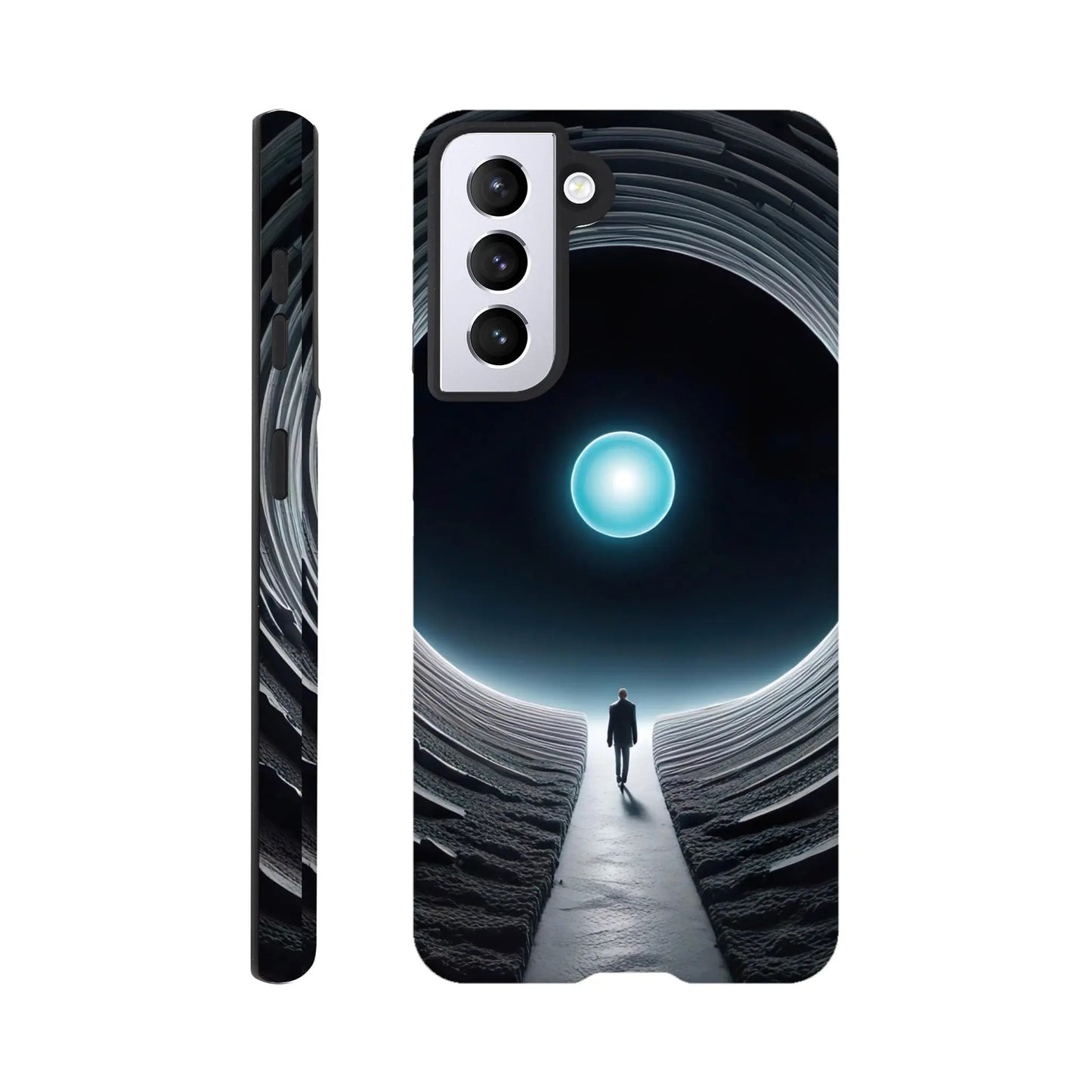 Smartphone-Hülle "Hart" - Weitblick - Digitaler Stil, KI-Kunst RolConArt, Sci-Fi, Galaxy-S21