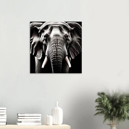 Aluminiumdruck - Elefant - Foto Stil, KI-Kunst RolConArt