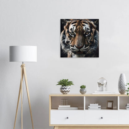 Moderner Forex-Druck - Tiger - Foto Stil, KI-Kunst RolConArt