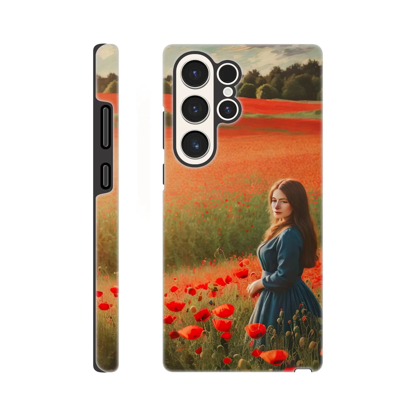 Smartphone-Hülle "Hart" - Blütezeit - Malerischer Stil, KI-Kunst RolConArt, Landschaften, Galaxy-S23-Ultra